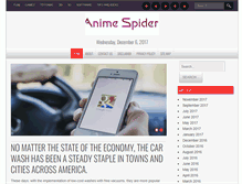 Tablet Screenshot of animespider.com